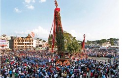 वर्षा र सहकालका देवता रातो मच्छिन्द्रनाथको  रथयात्रा साउन १७ गते