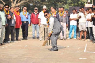 चन्द्रपुर मेयर कप टी-२० क्रिकेट प्रतियोगिता शुरु,पहिलो खेलमा गौर विजयी